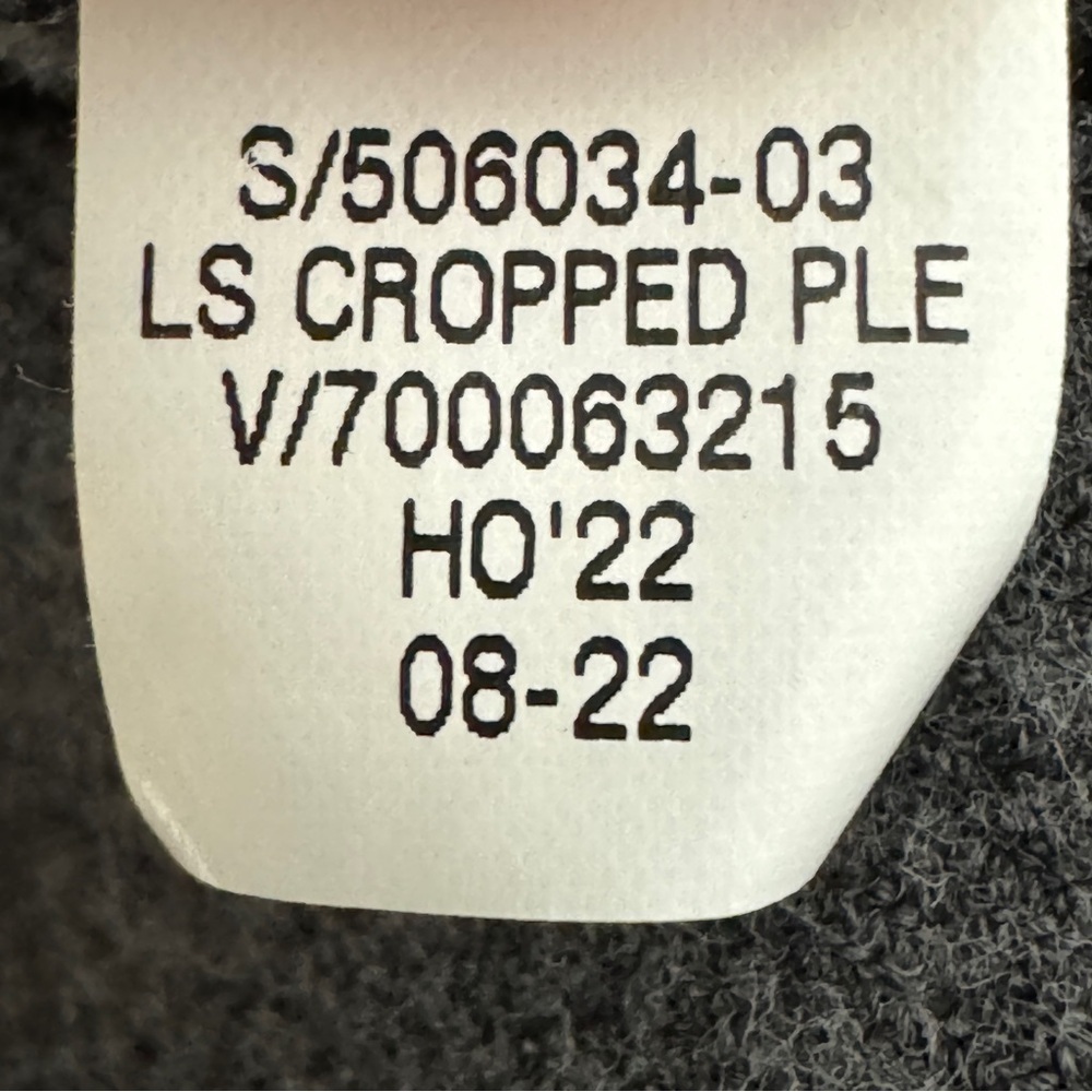 Banana Republic Cotton Cropped Shirt | Womenβs XS | Pleated Sleeve Band Collar - Picture 6 of 7